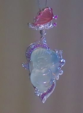 吊坠项链悬崖上的金鱼姬百搭