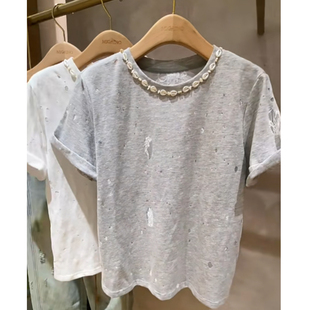 498 MP22RA812 曼娅奴商场专柜2025年夏装 上衣T