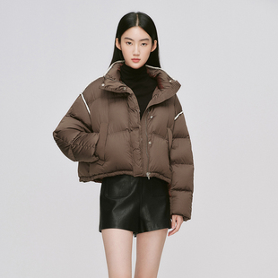 鸭绒保暖面包服羽绒外套MO44IA606 新款 曼娅奴女装 2024年冬季