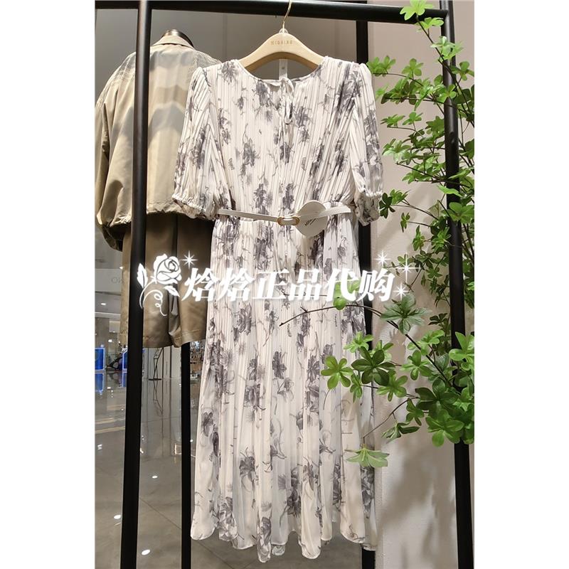 曼娅奴2024商场专柜国内夏装新品连衣裙MO22DB109-1298