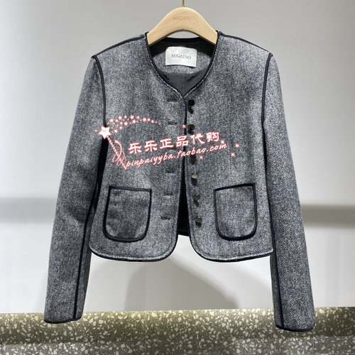 曼娅奴商场专柜2025年春季新款百搭外套气质短款外套MP12SC044