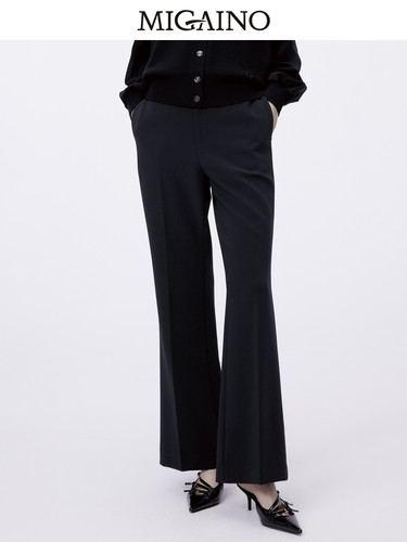 高腰Migaino曼娅奴微喇裤