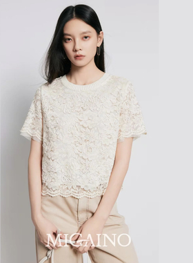 曼娅奴商场专柜2025年夏装上衣 MP22AA026 898