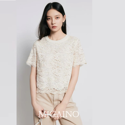 曼娅奴商场专柜2025年夏装上衣 MP22AA026 898