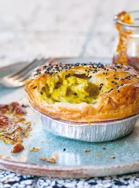 咖喱鸡肉派CurryChickenPie猫耳本澳式冷冻西点糕点下午茶200克