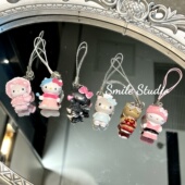 ins可爱迷你版 KT猫HELLOKITTY凯蒂挂件包挂创意DIY手机链公仔萌粒