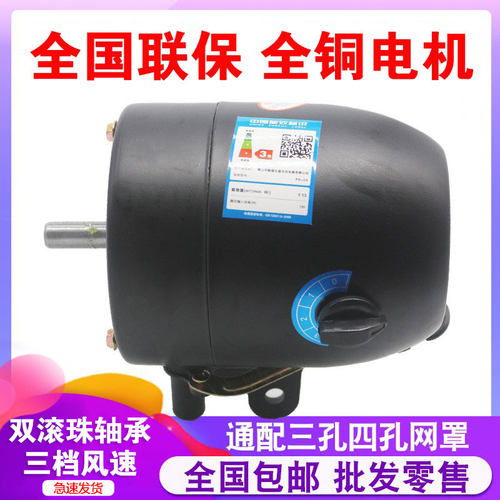 大功率牛角铜芯机头马达落地扇机