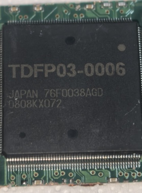 丰田汽车电脑空调主板芯片TDFP03-0006 76F0038AGD拆机件拍前议价