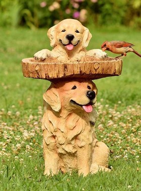 爆款工艺品摆件出口仿真喂鸟器