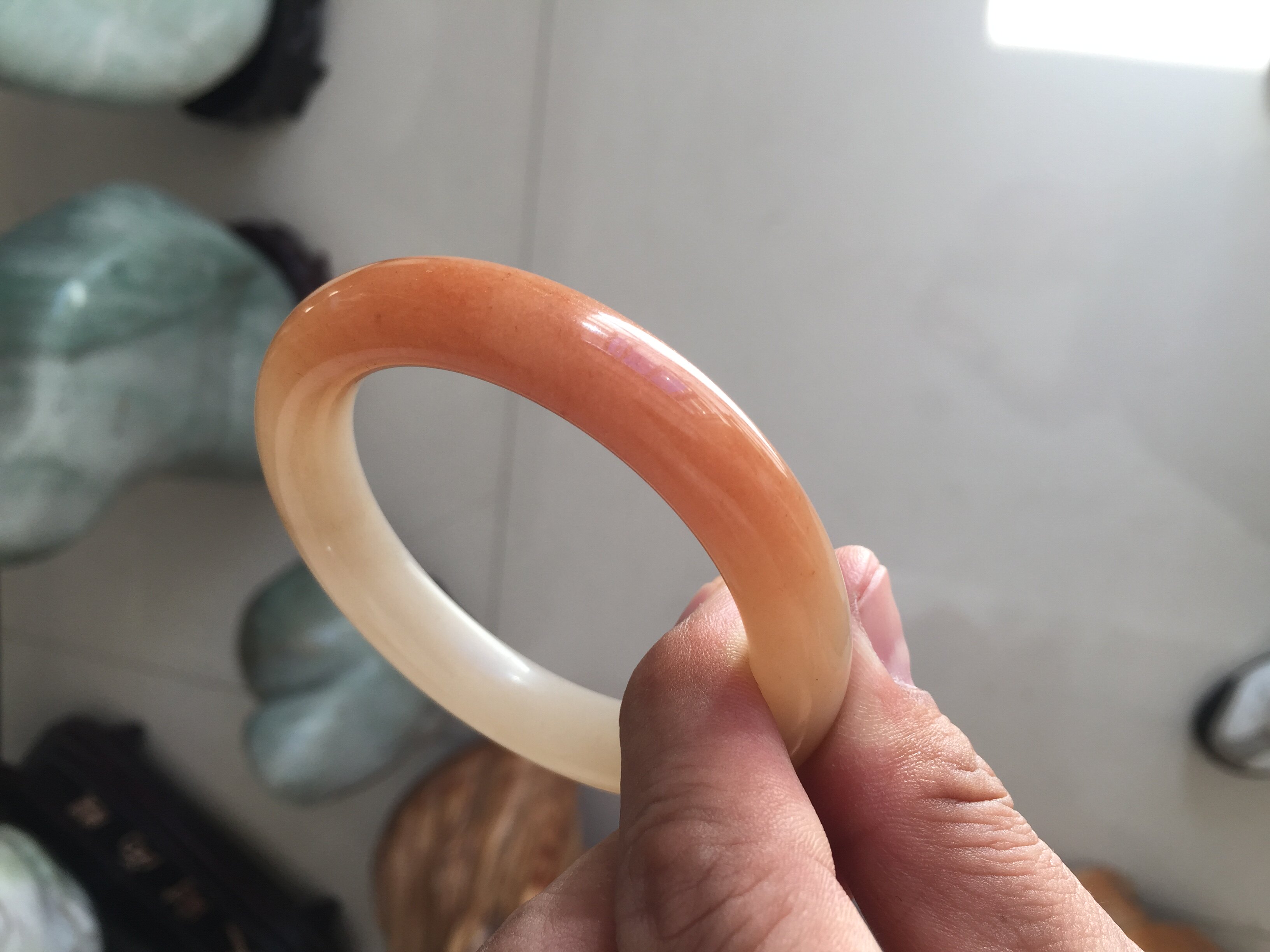 佘太翠/糖镯/俏糖/高糖红糖/红皮籽料