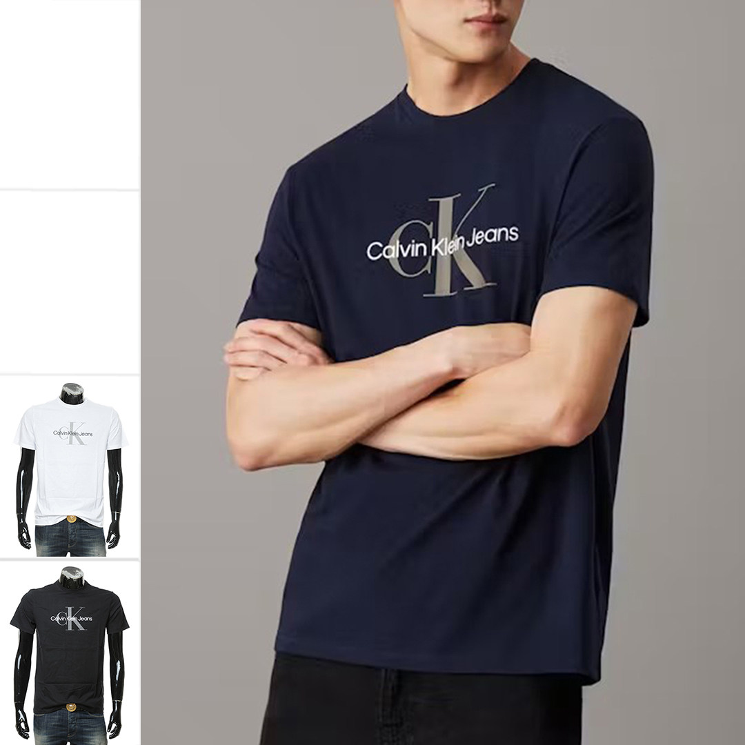 Calvin Klein Jeans CK 男士时尚潮流休闲纯棉短袖T恤 40EM286