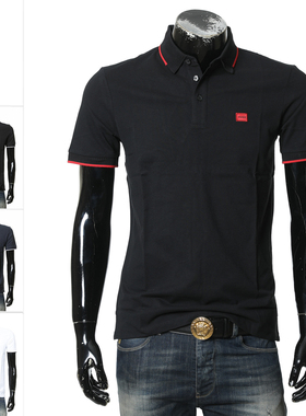 Hugo Boss 红标 男士时尚商务休闲短袖POLO衫 50490775 10231467