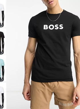 Hugo Boss 橙标  男士时尚简约上衣短袖T恤50481923 10246016