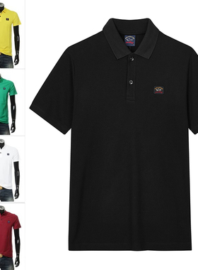 叁仟良品 正品 Paul Shark 鲨鱼 男士 LOGO标 短袖polo衫 C0P1000