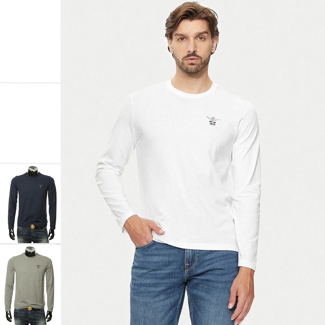 AeronauticaMilitare男长袖T恤