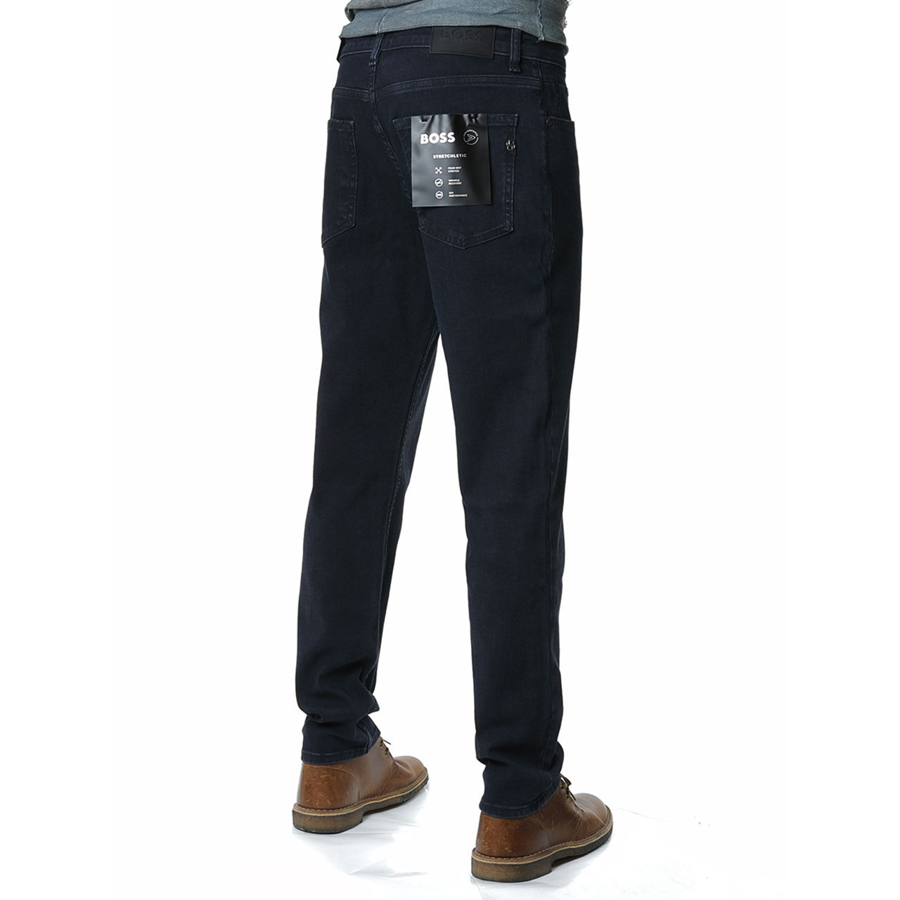 Hugo Boss 黑标 男士时尚修身休闲长裤牛仔裤 50532623 10251320