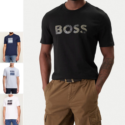Boss男士时尚休闲简约纯棉短袖