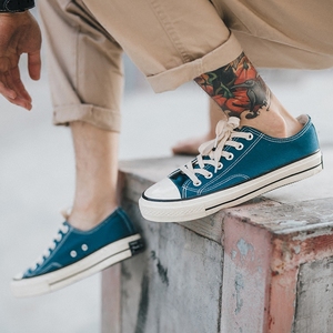 夏季低帮帆布鞋