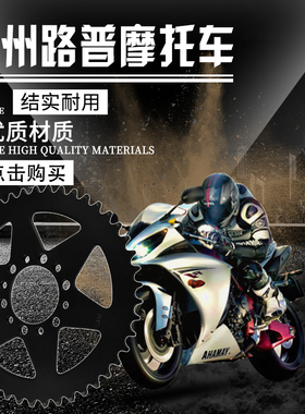 LOPOR/潞普摩托车链轮 XT250 SR250 后牙盘大齿 链盘 520-46T
