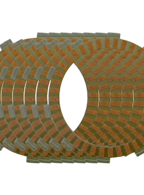 7PC适用CR125R ATC250R TRX250R TRX400X XR400R CBR600F离合器片