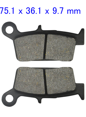 KLX250S KLX300R CRM75 NS75 NSR75 CR80R CRM80 NSR80R 后刹车皮