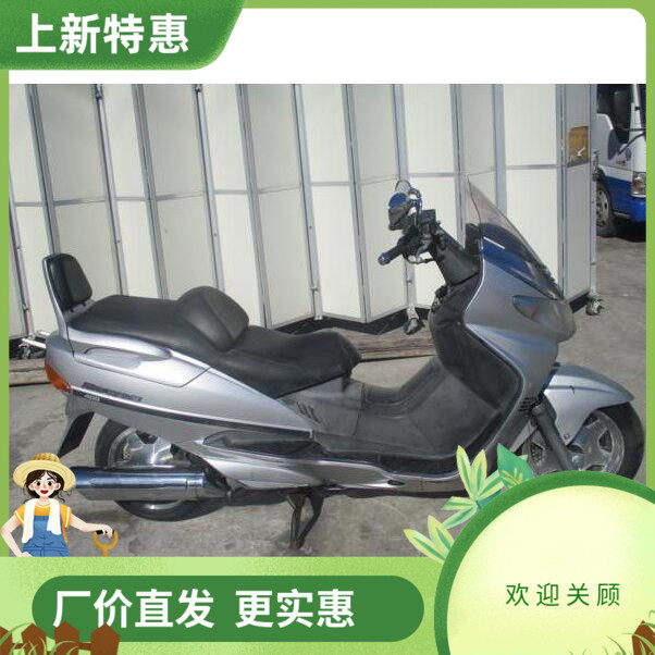 船250天浪250 AN250 Burgman Skywave250白色低挡风玻璃98-02