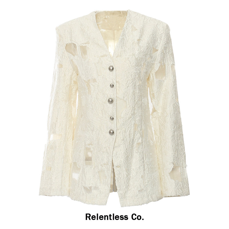 RELENTLES轻奢宫廷风蕾西装
