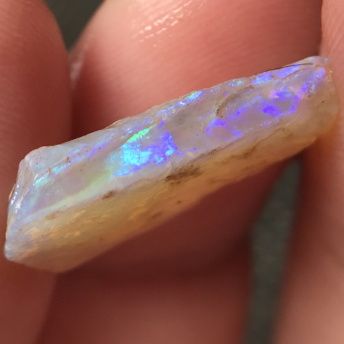 厂家天然欧泊澳宝原石原料/粗磨石/DIY练手料4.2ct