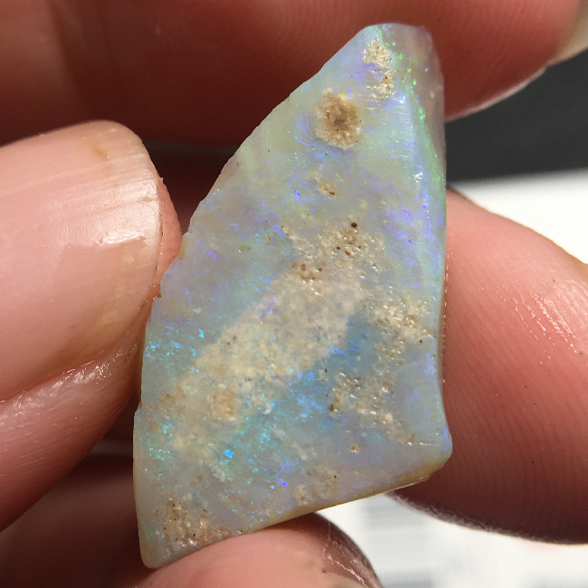 厂家天然欧泊/黑欧泊/澳宝原石原料/粗磨石/练手料diy8.68ct