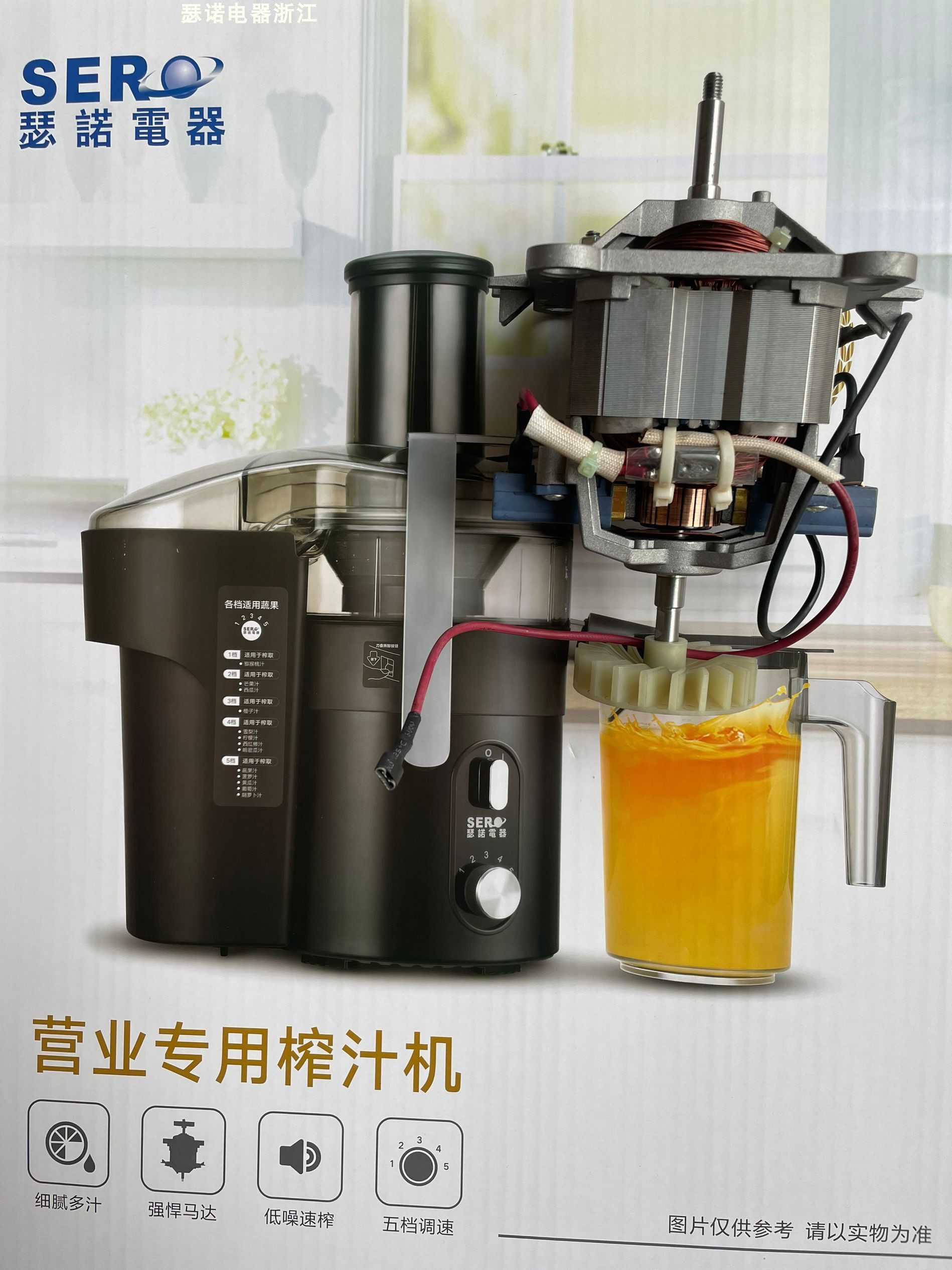瑟诺SERO榨汁机SJ-F50S SJ-F6榨汁机电机 马达原装