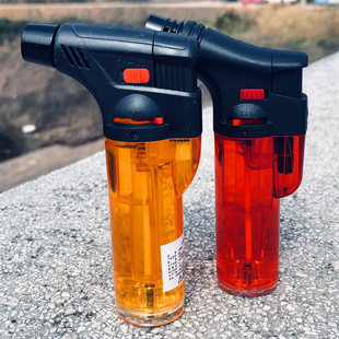 可充气防风打火机雪茄艾灸点火器点香艾条直冲喷枪气体点火枪焊枪