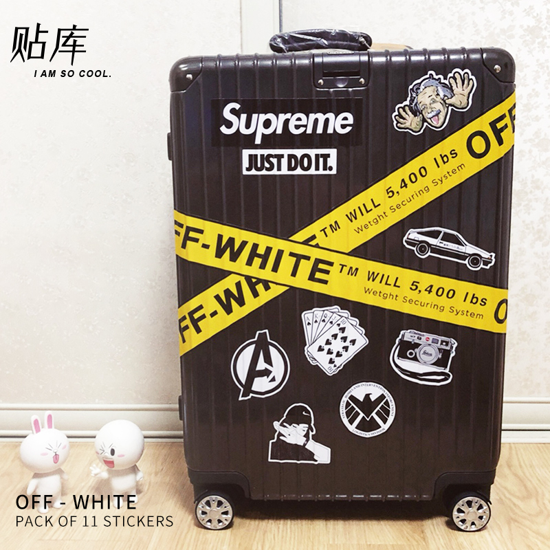 大张offwhite贴画个性潮牌