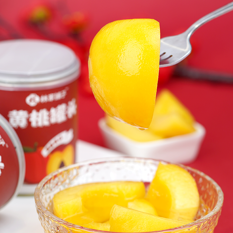 林家铺子黄桃罐头300g*6罐