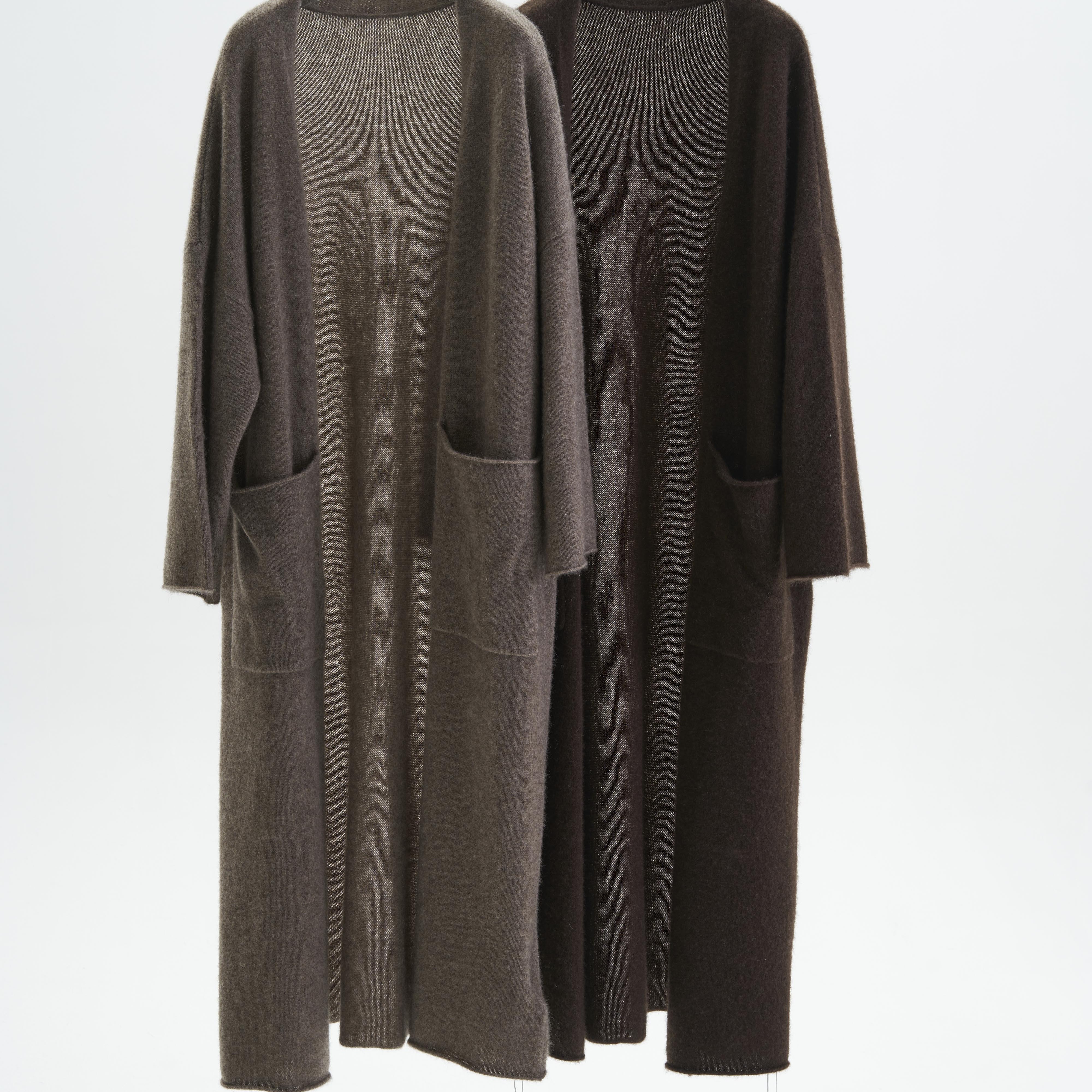 繁花织开衫毛衣长款懒惰风通勤外套针织开衫5519099KQ