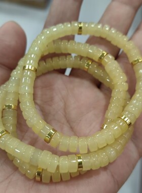 玉阅珠宝天然糖料石英岩手链