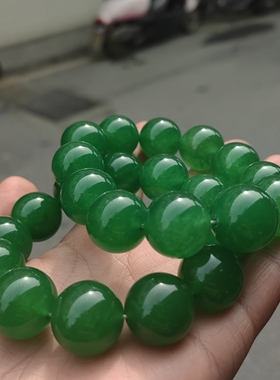 玉阅珠宝天然马来玉手链