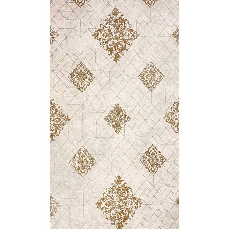 奢华欧式3D大花几何墙纸 客厅餐厅美容院酒店背景墙防水PVC壁纸