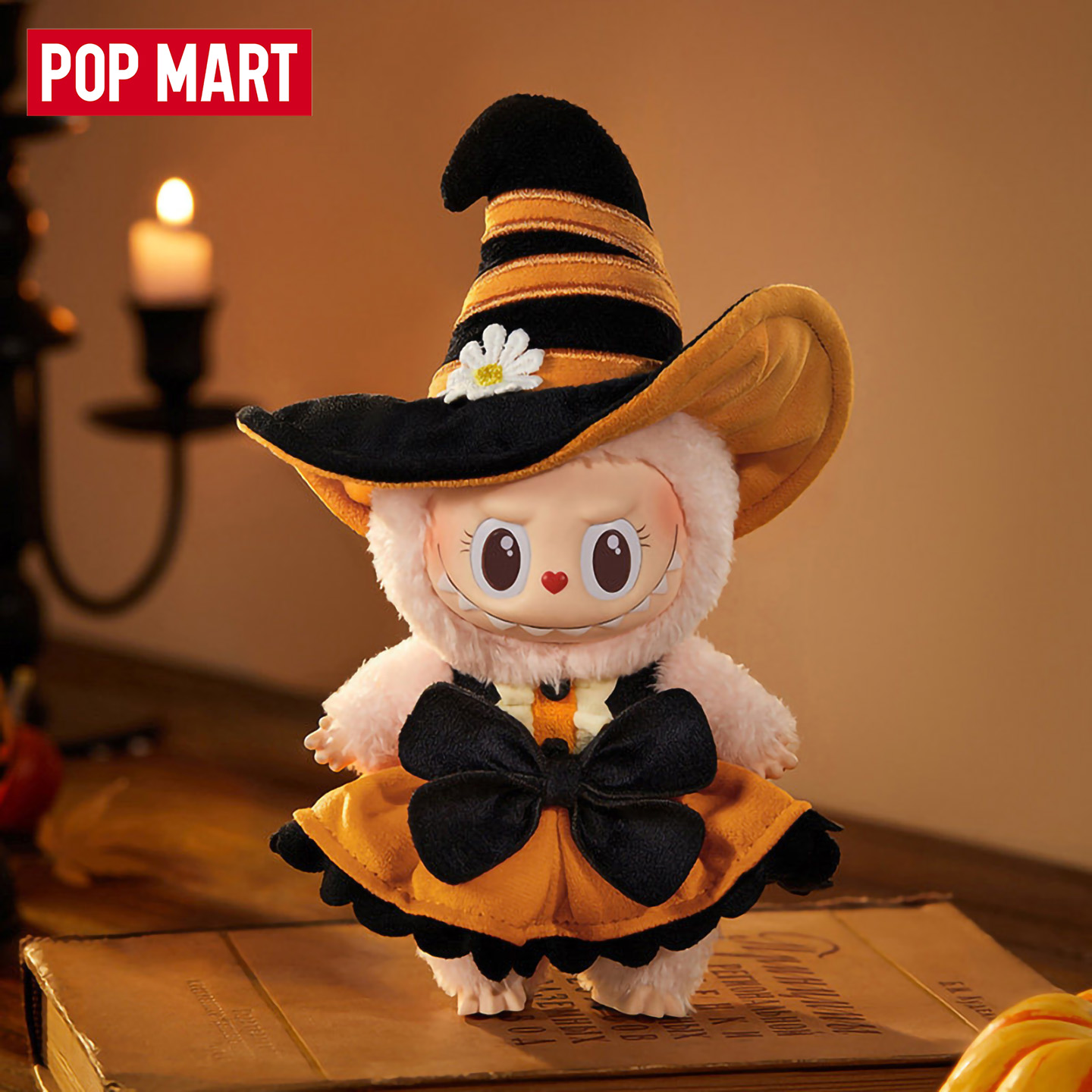 泡泡玛特搪胶毛绒挂件万圣节