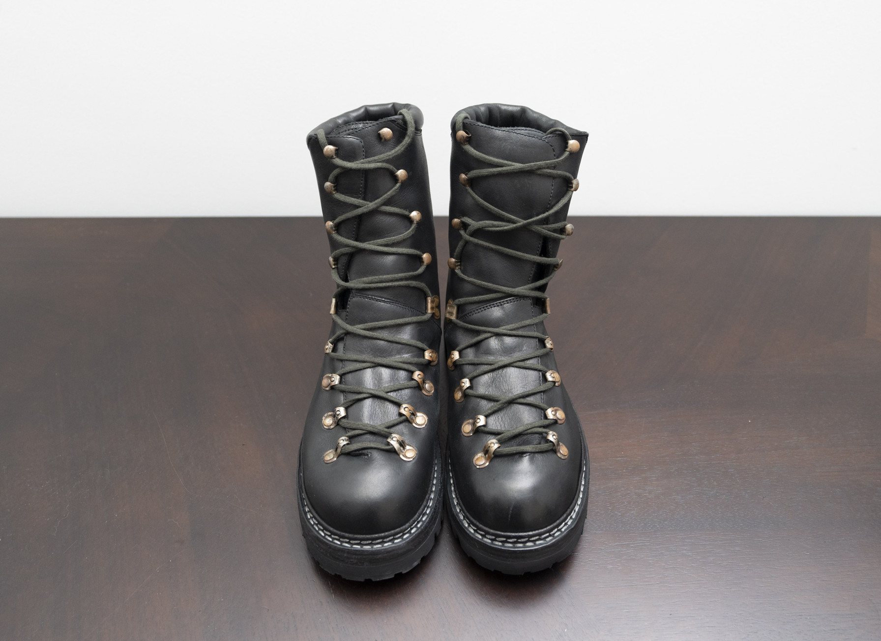 thumbnail for Solist solo SoulPoem spot 20 high-top Gu Teiyi old cowhide hiking boots boots lace-up men's boots