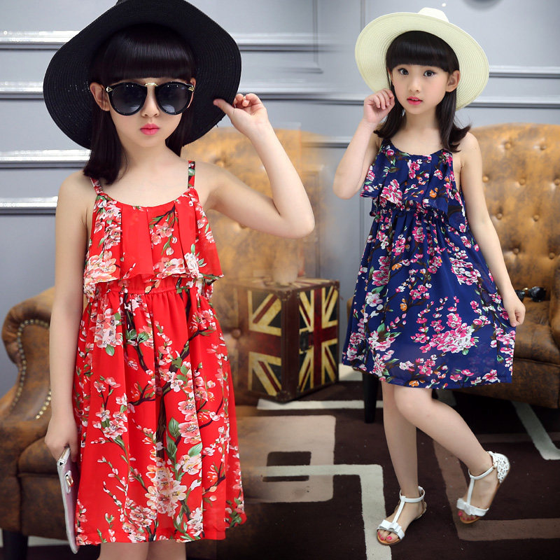 Robe enfant en mousseline de soie - Ref 2046391 Image 1