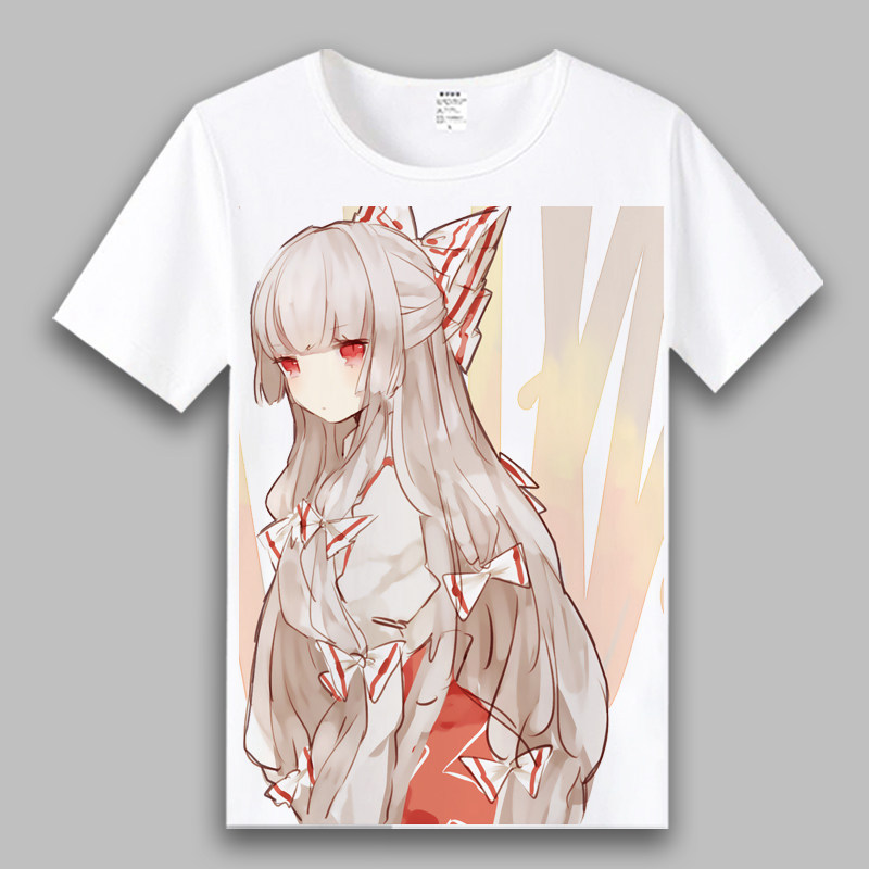 东方Project 博丽灵梦 雾雨魔理沙二次元衣服动漫周边T恤短袖夏季图片