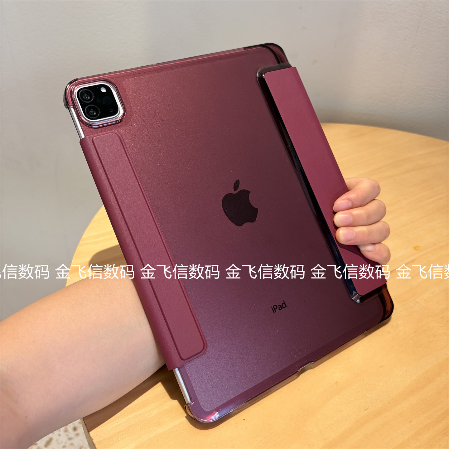 2026新款变形磨砂色系适用苹果iPad11代10保护套3+Y折横竖支架Pro11左笔槽Air678搭扣ipda9半包10.2寸9.7硬壳