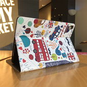 卡通彩绘汽车适用iPad10代10.9保护套ipd7 9.7硅胶Air2防摔10.5软壳mini543全包边 Pro11寸10.2 9皮套2022款