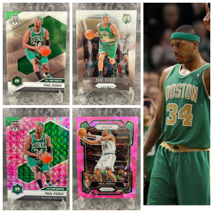 正版篮球球星卡保罗皮尔斯绿军凯尔特人帕尼尼panini折射prizm