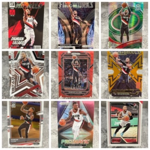 利拉德利指导正版篮球球星卡片帕尼尼prizm限送男友男生礼物包邮
