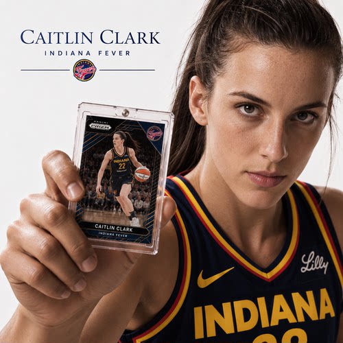 凯特琳克拉克Caitlin Clark印第安纳狂热队WNBA正版女篮球星卡