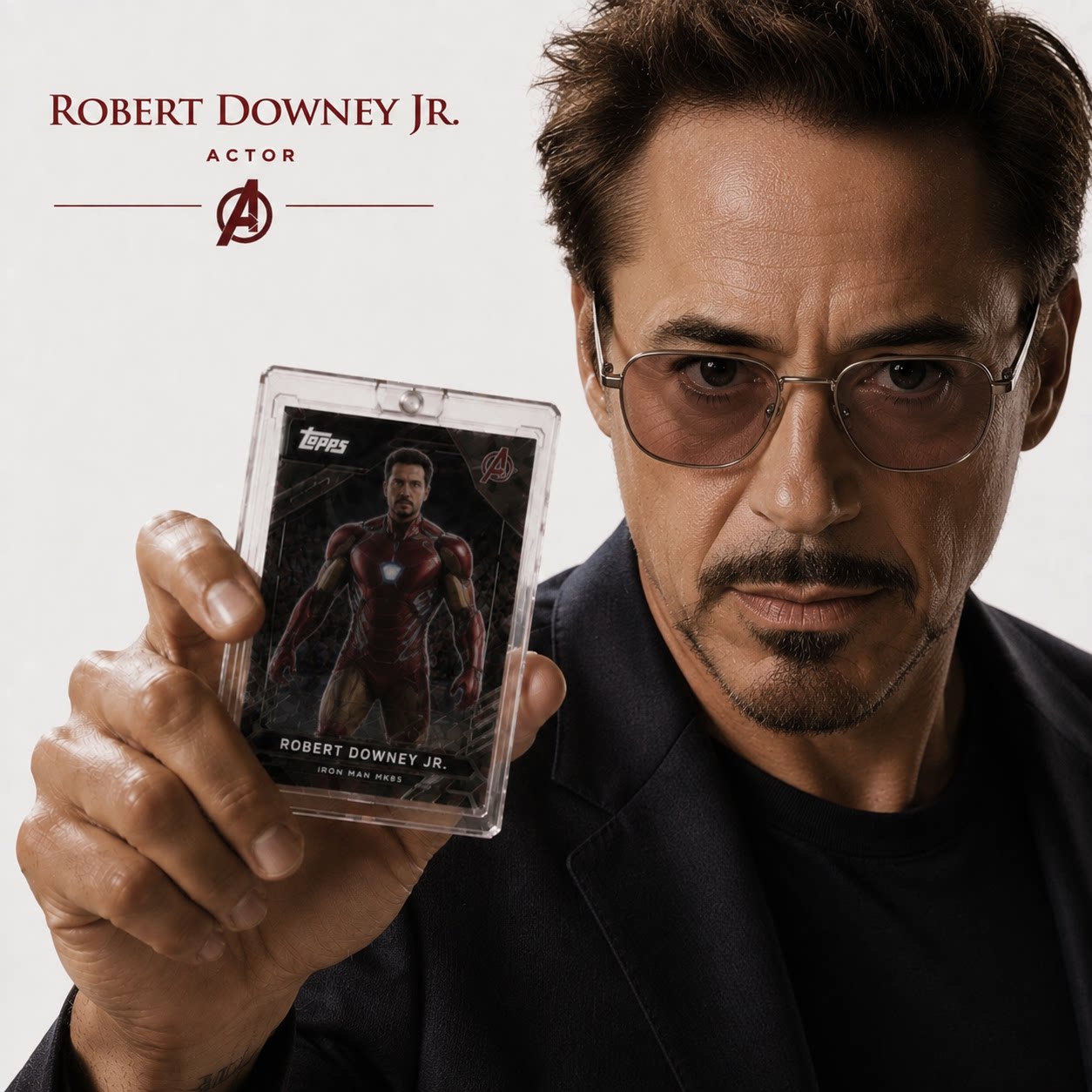 正版收藏级钢铁侠漫威卡片UD迪士尼带编折射IRONMAN送男友包邮