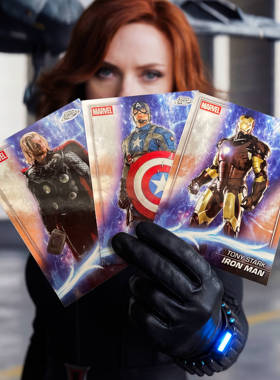 2025元年topps Chrome漫威正版收藏卡marvel神奇四侠钢铁侠包邮