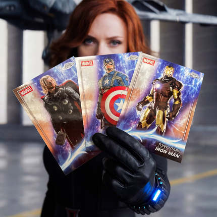 2025元年topps Chrome漫威正版收藏卡marvel神奇四侠钢铁侠包邮