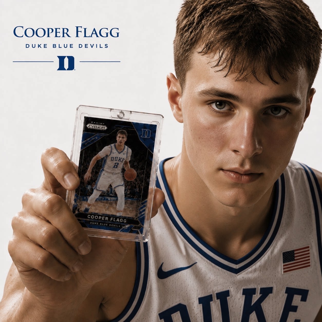 库珀弗拉格Cooper Flagg新秀RC正版NBA篮球球星卡topps状元包邮图片